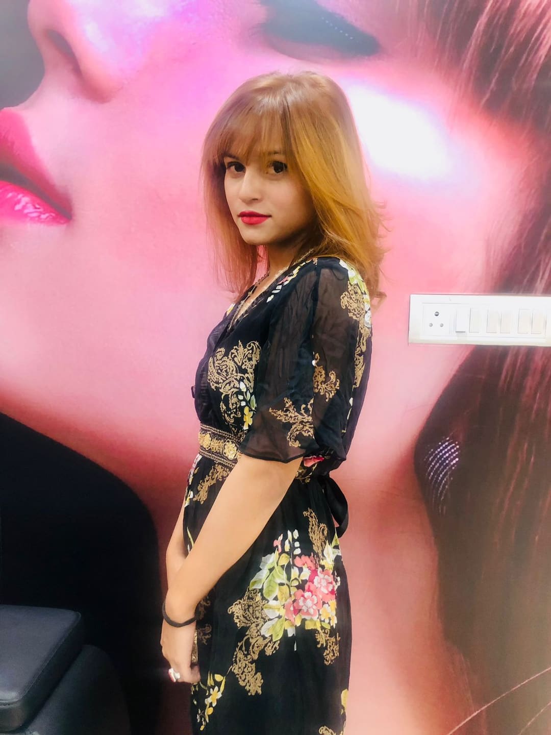 Hair · Women's hair styling close-up at The Jawed Habib Luxury Salon, Bagalur — Bangalore North