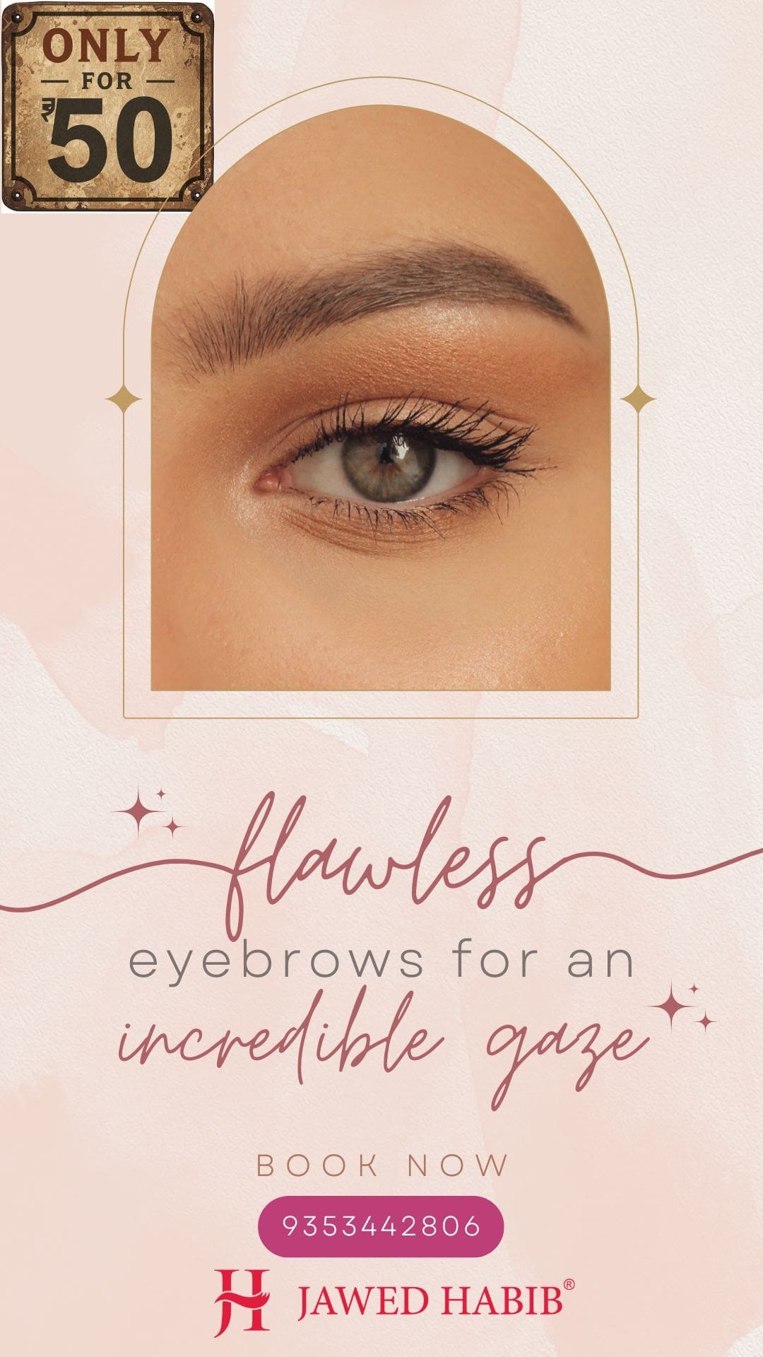 Offers · Eyebrow threading offer at The Jawed Habib Luxury Salon, Bagalur — Bangalore North