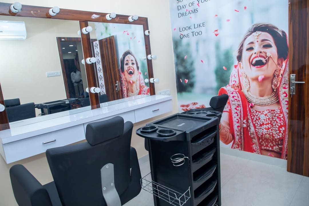 Salon Interior · Salon interior view at The Jawed Habib Luxury Salon, Bagalur — Bangalore North