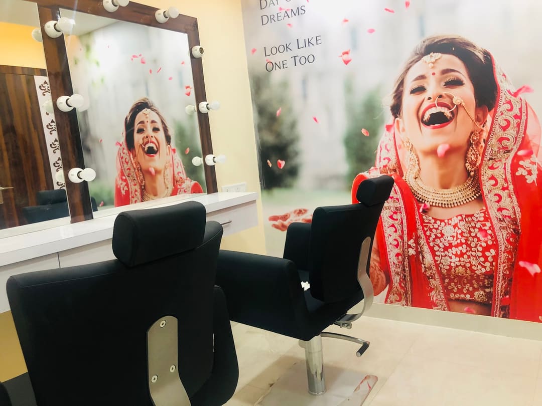 Salon Interior · Bridal and makeup room at The Jawed Habib Luxury Salon, Bagalur