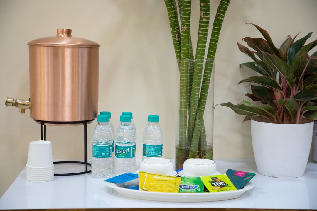 Salon Interior · Complimentary welcome drink service at The Jawed Habib Luxury Salon, Bagalur