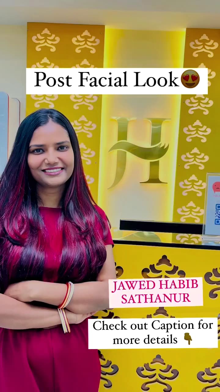 Saree / Party · Saree draping and party-ready styling at The Jawed Habib Luxury Salon, Bagalur